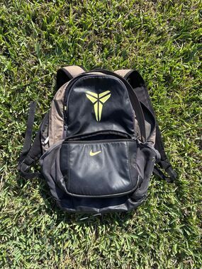 Nike Kobe Bryant Mamba Mambacita Backpack Black Gold Snakeskin Rare